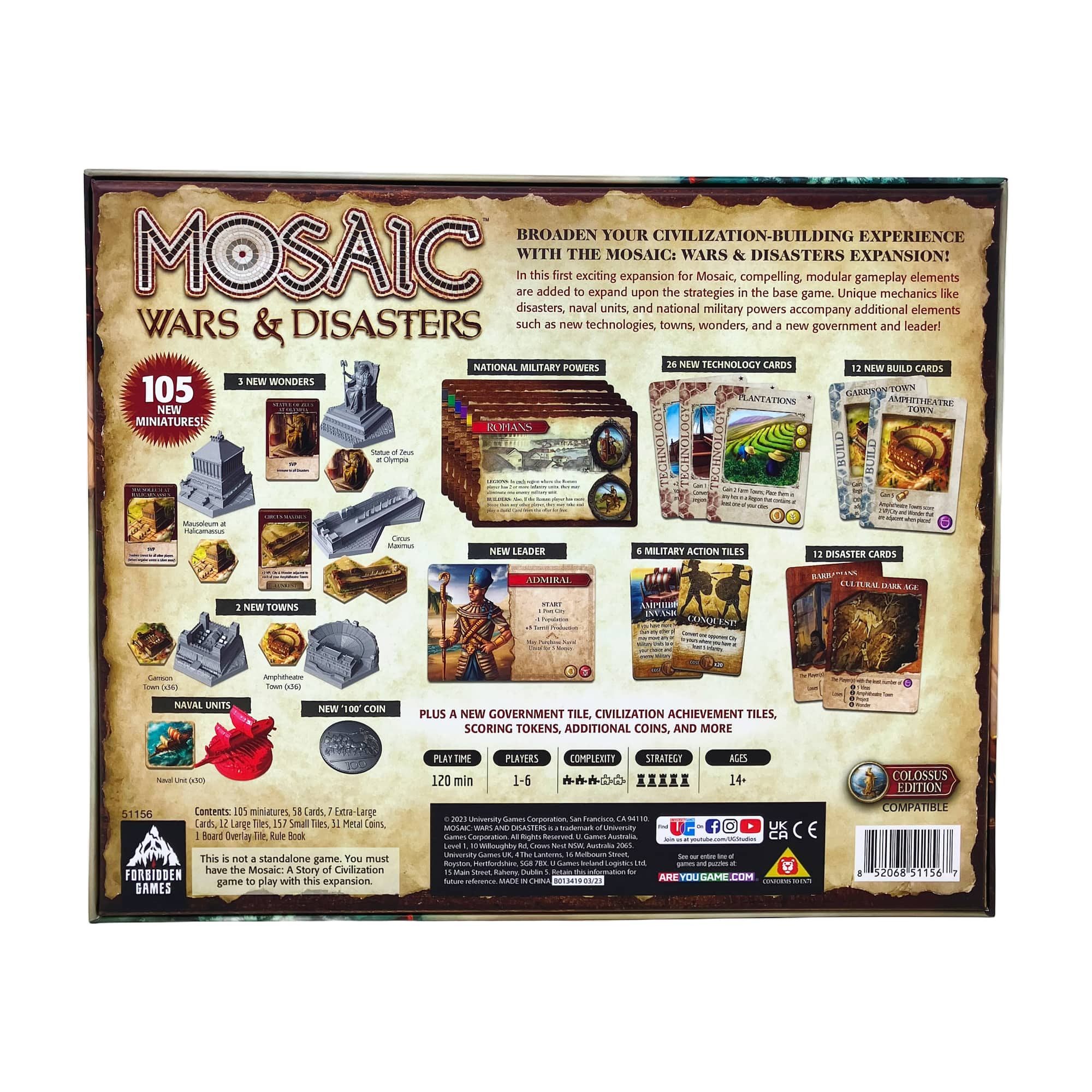 Mosaic: Wars & Disasters Expansion - Colossus Edition